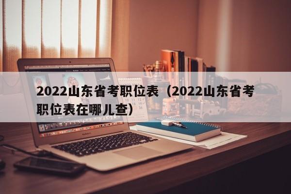 2022山东省考职位表（2022山东省考职位表在哪儿查）