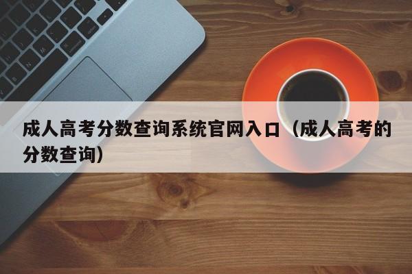 成人高考分数查询系统官网入口（成人高考的分数查询）