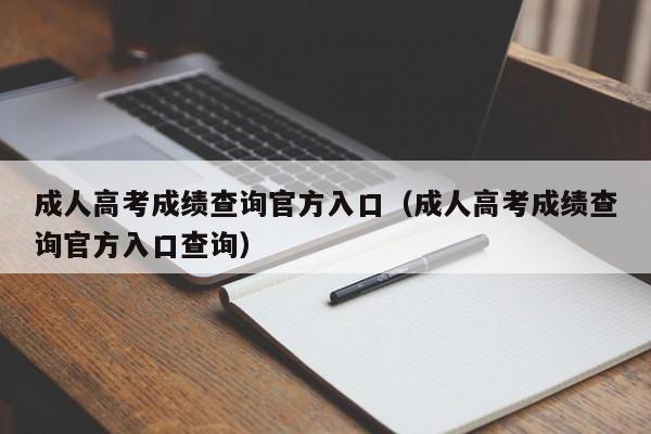 成人高考成绩查询官方入口（成人高考成绩查询官方入口查询）